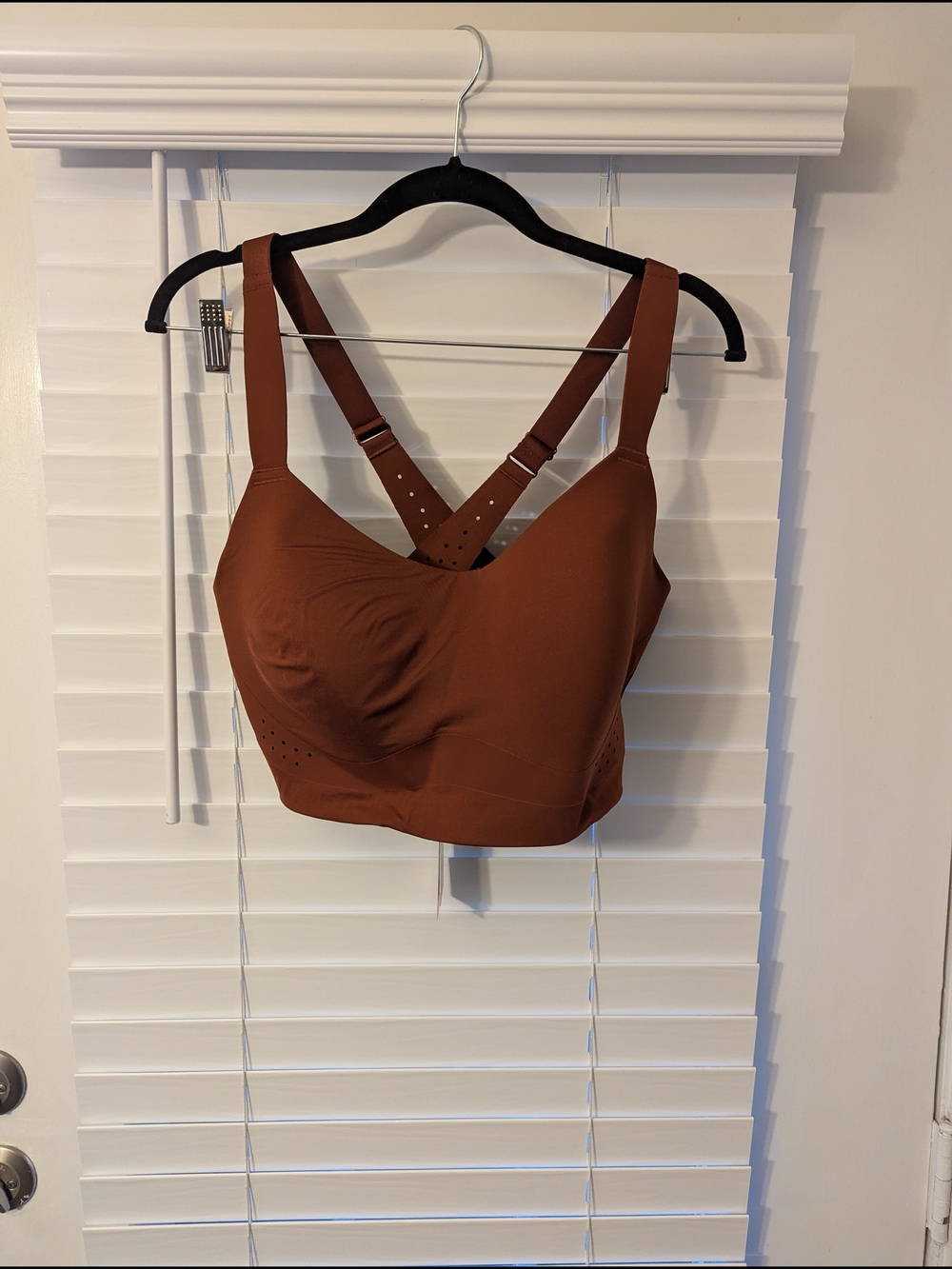 CALIA by Carrie Underwood Rust Brown Sports Bra